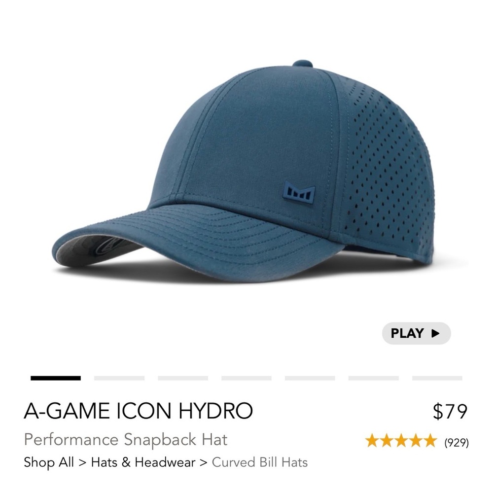 Melin A-Game Icon Hydro Performance Snapback Hat